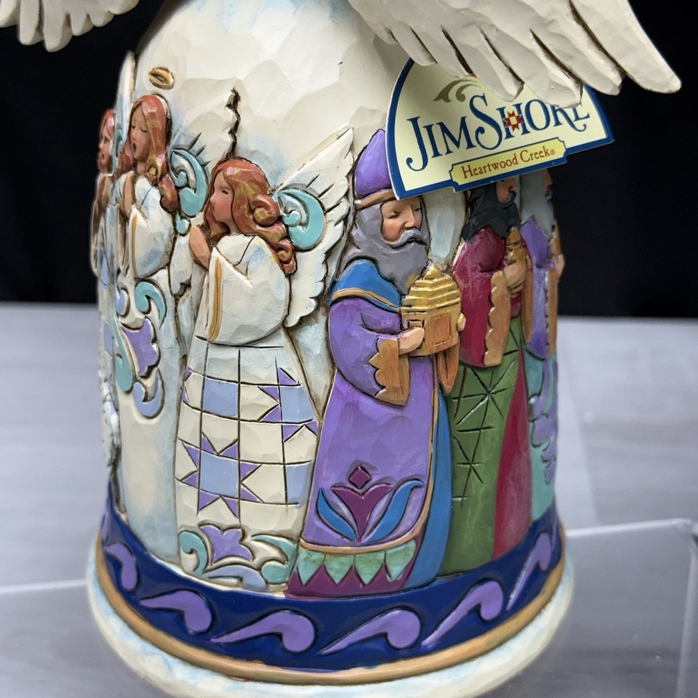 Jim Shore Christmas Nativity Angel Diorama w/Lighted Holy Family Scene 4037600 - Picture 7 of 16